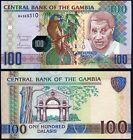 Gambia 100 dalasis 2006 Man & Parrot Bird with Hologram P29a UNC