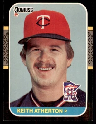 1987 Donruss Keith Atherton Minnesota Twins #272 - Image 1 of 2