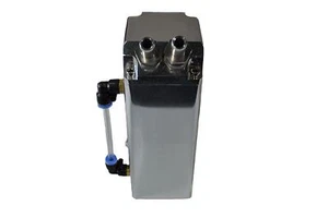 TANQUE DE DEPÓSITO DE ACEITE CUADRADO CATCH LATA PLATA 9mm UNIVERSAL - Imagen 1 de 2