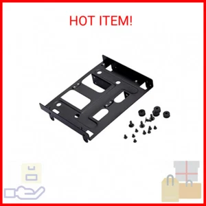 Cinolink 5.25 to 3.5 Drive Bay Adapter HDD SSD Mounting Bracket 5.25 inch to 2.5 - Picture 1 of 2