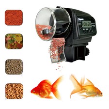 LCD Display Auto Fish Feeder Aquarium Tank Fish Food Automatic Timer Feeding 