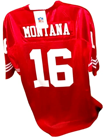 Joe Montana #16 Men's  Size 54 2x 49ers Mitchell  & Ness  Throwback Jersey Cover