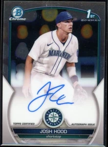 2023 Bowman Chrome Prospects 1st Josh Hood Auto CPA-JHD - Picture 1 of 2