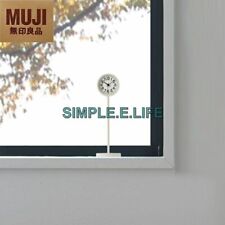 MUJI WHITE MINI PARK CLOCK MJ-PCM2 FedEx