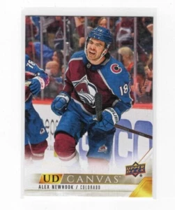 Alex Newhook 22-23 Upper Deck Series 1 UD Canvas #C23 Colorado Avalanche - Picture 1 of 1