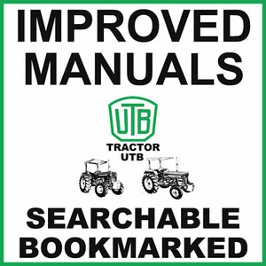 UTB Universal 445 and 530 tractor Service Repair Workshop Manual IMPROVED MANUAL - Picture 1 of 7
