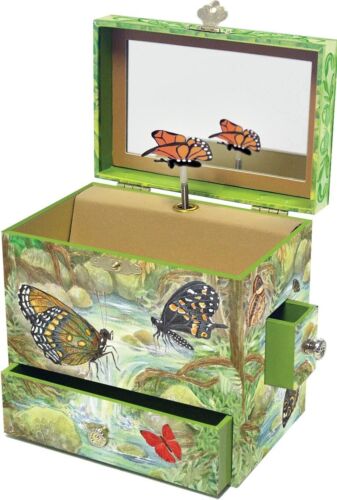 Enchantmints Monarchs Butterfly Jewelry Box for Girls with  Spinning Butterfly