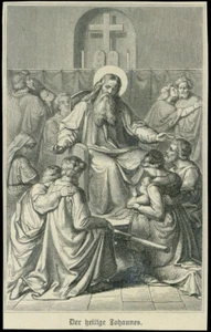 santino litografia 1800 S.GIOVANNI AP. EV. - Imagen 1 de 1