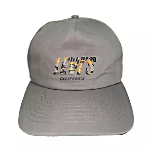 LEVI'S CALIFORNIA Snapback Hat Cap SPLASH PATTERN RAISED LOGO Olive Gray - Picture 1 of 5
