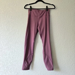 ONE5ONE 6 Dust Rose Ribbed Detail Leggings with back pocket - Picture 1 of 5