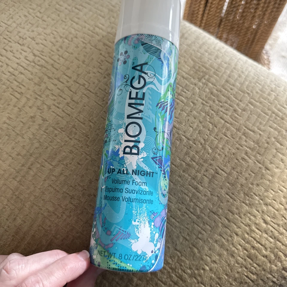 AQUAGE BIOMEGA UP TODA LA NOCHE 8 OZ VOLUMEN ESPUMA CABELLO MOUSSE SPRAY RAÍZ VOLUMINIZADOR Foto 1 de 2