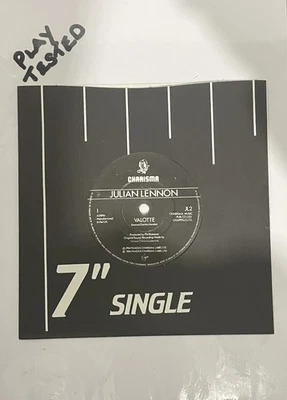 Julian Lennon - Valotte/ Let Me Be 7” Single Vinyl Record Charisma JL 2 - 1984 - image 1 of 4
