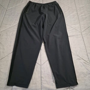 Pantalones de chándal vintage Nike cortavientos para hombre grandes bolsillo en el tobillo cremallera negros - Imagen 1 de 12