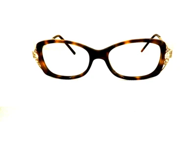 Marco de gafas para mujer Gianfranco Ferrè de plástico con estampado de leopardo marrón Foto 1 de 4