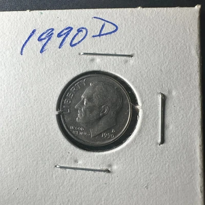 1990 D Roosevelt Dime Brilliant Luster - Image 1 of 4