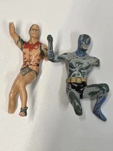 1966 Ideal Justic League Batman And Robin 3 Inch Figures - Picture 1 of 5