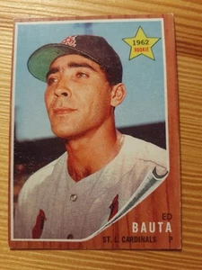 1962 Topps - Ed Bauta #344 (RC) - Picture 1 of 2