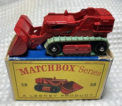 EXCAVADORA DE TROTT Matchbox/Lesney #58B, con caja tipo D, ¡en perfecto estado! Foto 1 de 4