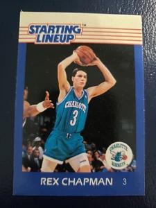 Rex Chapman Hornets 1988 SLU Starting Line Up One on One *DARK* BACK SCARCE - Picture 1 of 3