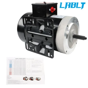 LABLT 1/2HP 56C 1750RPM General Purpose Electric Motor Single Phase TEFC 60HZ - Picture 1 of 21