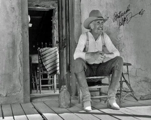 LONESOME DOVE  Robert Duval Autographed Photo Copy B & W  8x10  DOVE-X07 - Picture 1 of 1