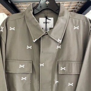 WTAPS EX44 Collection Buds Bones Jacket Grey Size 02 M - Picture 1 of 9