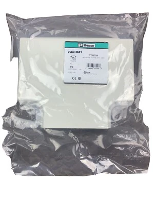 Panduit T702TIW White TWIN 70 Tee Fitting with Insert 11-1 PAN WAY 105N61 - Image 1 of 4