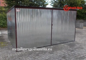 Blechgarage Fertiggarage Metallgarage LAGERRAUM GERÄTESCHUPPEN Garage 3,5x3,5 - Bild 1 von 2
