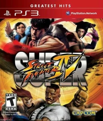 Super Street Fighter IV (Sony PlayStation 3 PS3, Greatest Hits) *Without Manual* - Image 1 of 2