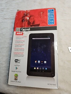 Tablet RCA 7" 8GB Wi-Fi azul processador dual core - Imagem 1 de 4