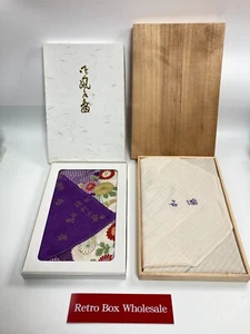 Lot of 4 Japanese traditional Tapestry Furoshiki Wrapping Cloth Scarf 20218 6253 - Picture 1 of 6