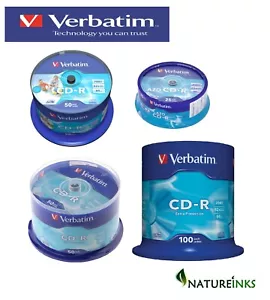 Genuine Verbatim CD-R Blank Media 52x 700MB Various Discs Lot Simply the BEST ! - Picture 1 of 19