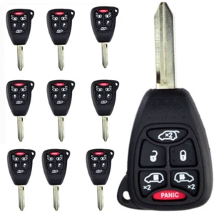 10PCS Remote Key Shell for Dodge Chrysler Sebring Caravan 6 Buttons M3N5WY72XX - Imagen 1 de 6
