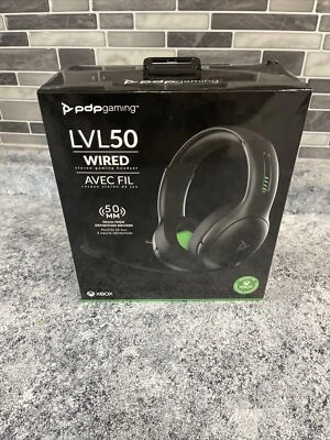 PDP LVL50 Wired Stereo Gaming Headset Headphones for Xbox One X and S - Image 1 of 3