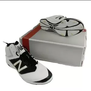 New Balance Metal Baseball Cleats M4040BK3 Men's Size 16 D Black/White - Picture 1 of 5