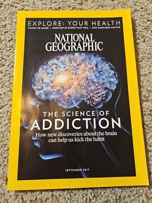 National Geographic Magazine September 2017 The Science Of ADDICTION Brain - Image 1 of 4