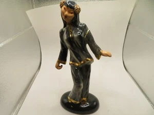 HEDI SCHOOP FIGURINE ASIAN WOMAN 11 1/2 INCH Ceramic CALIFORNIA - Picture 1 of 5