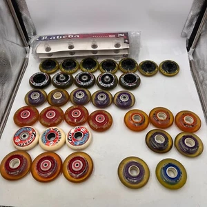 LARGE LOT labeda roller blade hockey wheels 72mm 76mm and 80mm - Picture 1 of 24