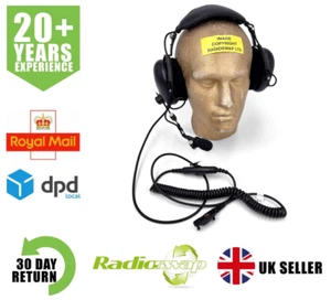 VERTEX VH-111 HEAVY DUTY HEADSET WITH BOOM MIC FOR VX821 VX921 - Picture 1 of 5