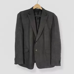 Cappotto sportivo Joseph Abboud taglia 52R toppa gomito marrone 2 bottoni giacca casual lana - Foto 1 di 12