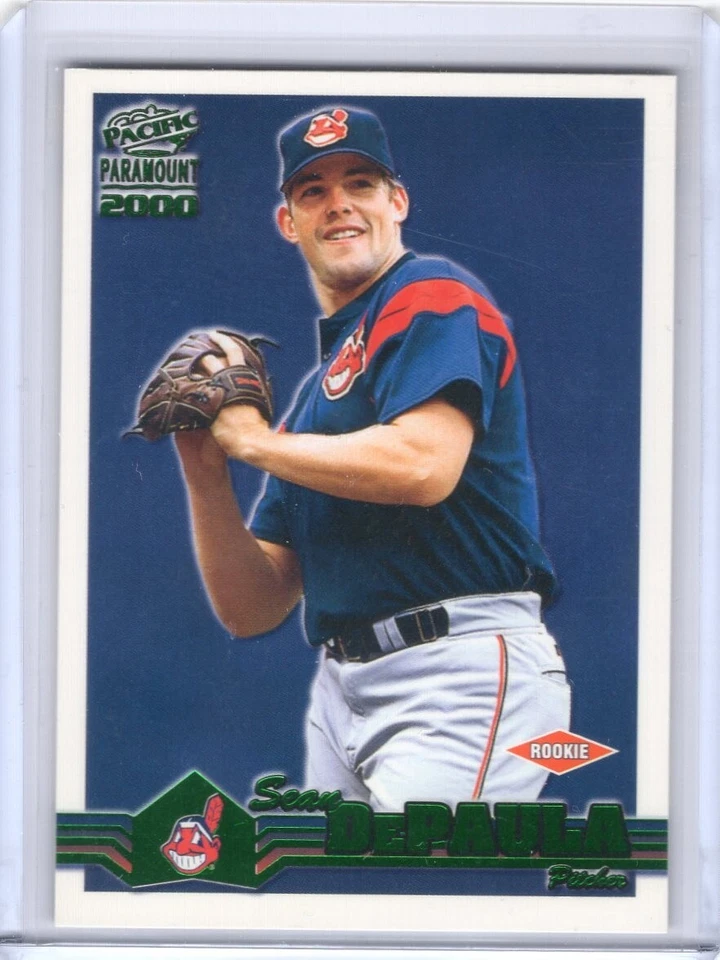 SEAN DEPAULA 2000 Pacific Paramount EMERALD GREEN #68 - INDIANS - Image 1 of 1