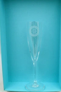 Set Of 2 Tiffany & Co Champagne Flutes 9 3/8" Rutgers Hall Of Distinguished Alum - Picture 1 of 7