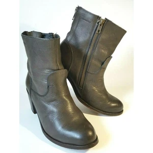 Dolce Vita Women's Dark Distressed Olive Zipper Ankle Boots Sz 6 Free Shipping! - Picture 1 of 10