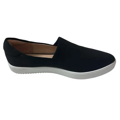 J/Slides NYC Negro Duradero Elegante Textil Sin Cordones Planos Talla 6 Foto 1 de 4