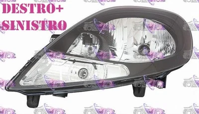 COPPIA FARI FANALE PROIETTORE DX+SX NERO OPEL VIVARO 07>14 DAL 2007 AL 2014 - Immagine 1 di 3