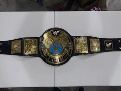 CNC HD Big Eagle Scratch Logo  Wrestling Championship belt 5mm Floppy Leather - Image 1 of 4