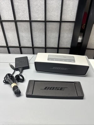 Bose SoundLink Mini Bluetooth Portable Speaker with Charging Base  - Silver - Image 1 of 4