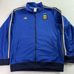 Argentina Adidas Football Track Top Jacket Soccer Training Size Large 2015 - Picture 1 of 9
