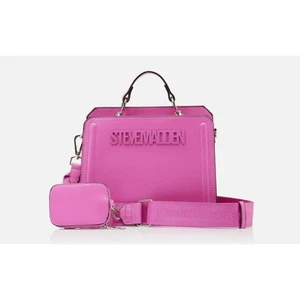 Steve Madden Bevelyn Satchel Women’s Handbag Crossbody Bag Hyper Violet Pink New - Picture 1 of 9