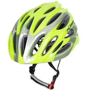 Bicycle helmet mountain bike racing helmet silver fluo bike road MTB adjustable - Picture 1 of 5